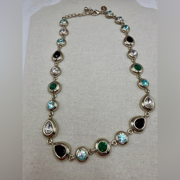 White House Black Market Jewelry - White House  Black Market  Rhinestone Necklace